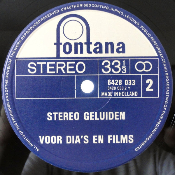 Frans Peters : Stereo Geluiden Voor Dia's En Films (LP, Album)