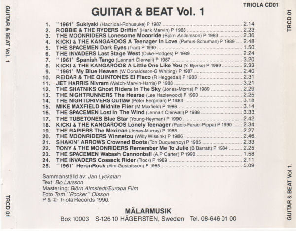 Various : Guitar & Beat Vol. 1 (CD, Comp)