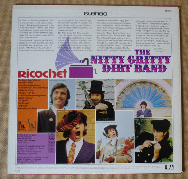 The Nitty Gritty Dirt Band* : Ricochet (LP, Album, RE)