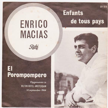 Enrico Macias : Enfants De Tous Pays (7", Single)