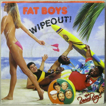 Fat Boys and The Beach Boys : Wipeout! (7", Single, Sil)