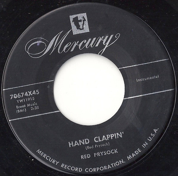 Red Prysock : Hand Clappin' / Shoe String (7")