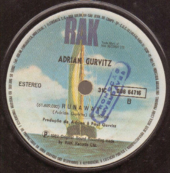 Adrian Gurvitz : Classic (7", Single)