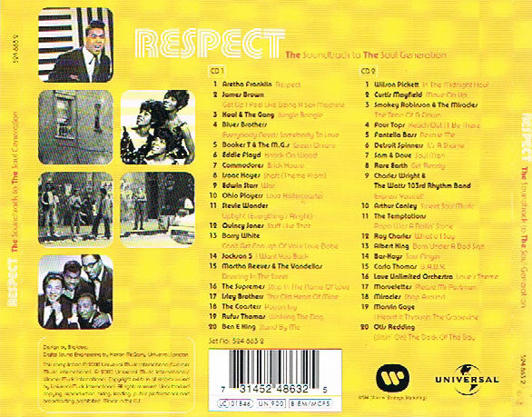 Various : Respect - The Soundtrack To The Soul Generation (2xCD, Comp)