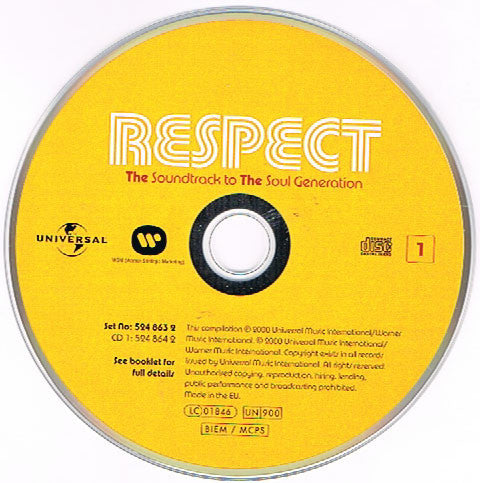 Various : Respect - The Soundtrack To The Soul Generation (2xCD, Comp)