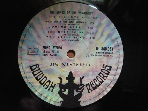 Jim Weatherly : The Songs Of Jim Weatherly (LP, Album)