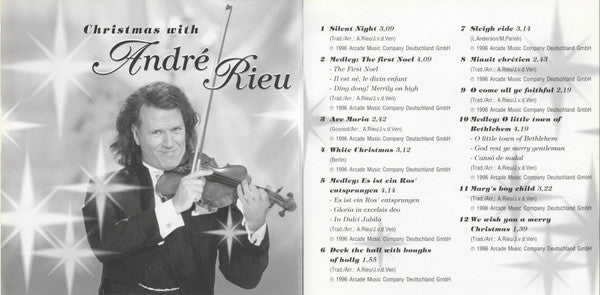 André Rieu : Christmas With André Rieu (CD, Album, RE)