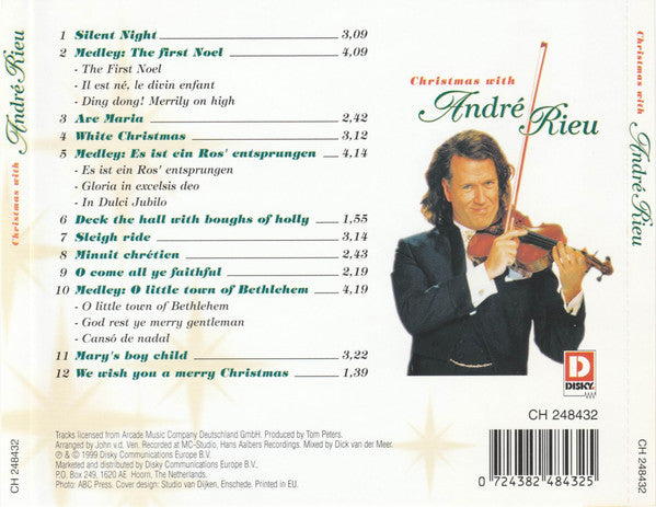 André Rieu : Christmas With André Rieu (CD, Album, RE)