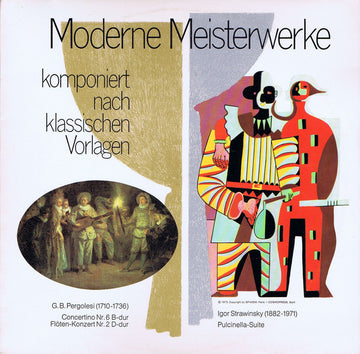 Giovanni Battista Pergolesi / Igor Stravinsky : Moderne Meisterwerke (Komponiert Nach Klassischen Vorlagen) (LP, Comp)