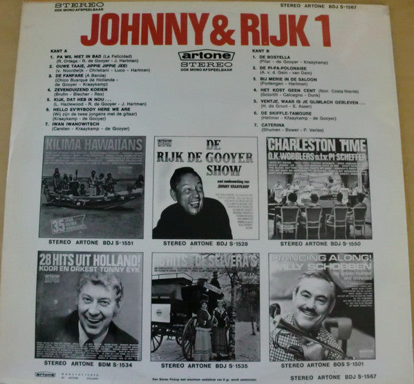 Johnny & Rijk : Johnny & Rijk 1 (LP, Comp)