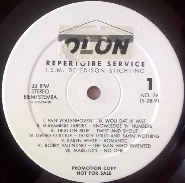 Various : Repertoire Service No. 36 (LP, Comp, Promo)