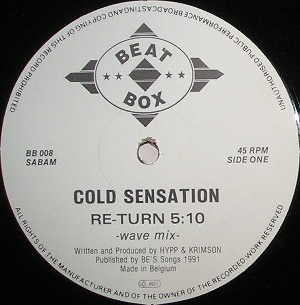 Cold Sensation : Re-turn (12")