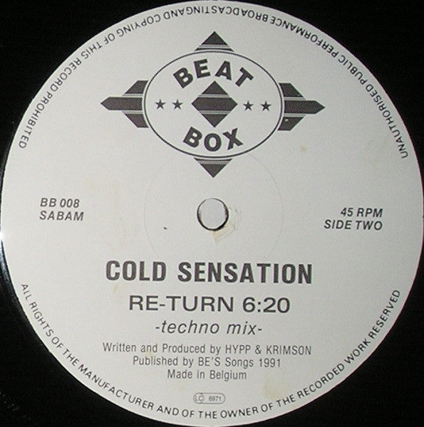 Cold Sensation : Re-turn (12")