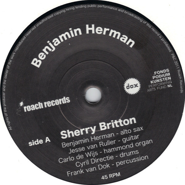 Benjamin Herman : Sherry Britton / Tempest Storm (7", Single, Car)