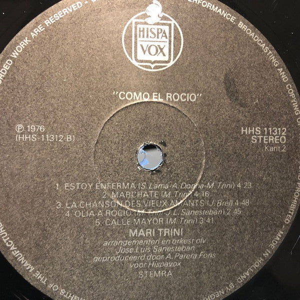Mari Trini : Como El Rocio (LP)