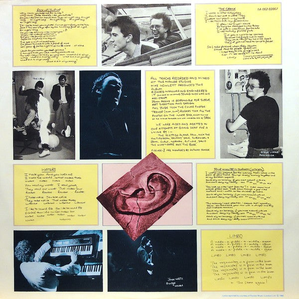 Fischer-Z : Going Deaf For A Living (LP, Album)