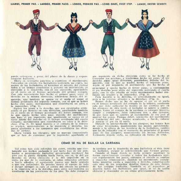 Various : La Sardana 1 (Fiesta En El "Pueblo Espanol", De Barcelona) (7", EP)