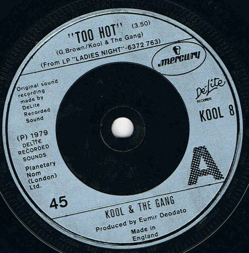 Kool & The Gang : Too Hot (7", Sol)