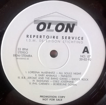 Various : Repertoire Service No. 07 (LP, Comp, Promo)