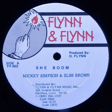 Mickey Simpson, Slim Brown : She Boom (12")