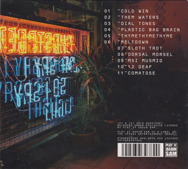 Ghostpoet : Some Say I So I Say Light  (CD, Album, Ltd)