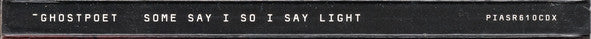 Ghostpoet : Some Say I So I Say Light  (CD, Album, Ltd)