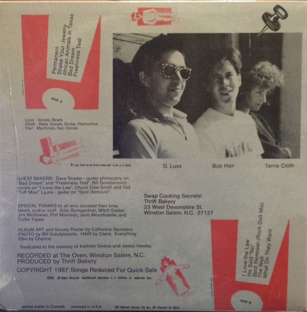Thrift Bakery : Freshness Test (LP, Album)