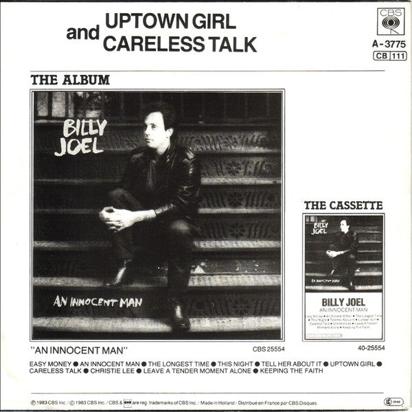 Billy Joel : Uptown Girl (7", Single)