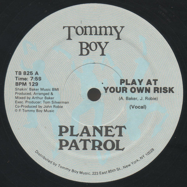 Planet Patrol : Play At Your Own Risk (12", Single)