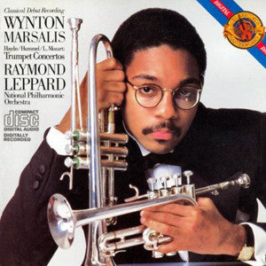 Joseph Haydn • Johann Nepomuk Hummel • Leopold Mozart, Wynton Marsalis, National Philharmonic Orchestra, Raymond Leppard : Trumpet Concertos (CD, Album, RE)