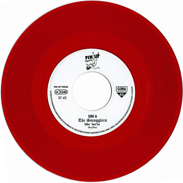The Smugglers : Talkin 'Bout You / Chimo! (7", Single, Red)