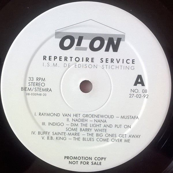 Various : Repertoire Service No. 8 (LP, Comp, Promo)