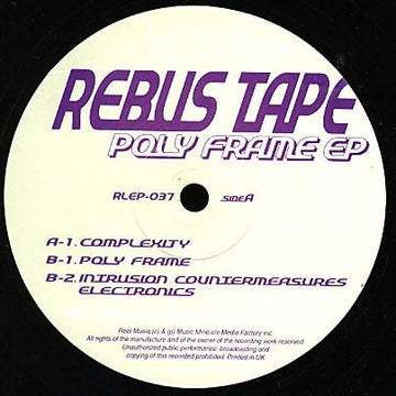 Rebus Tape : Poly Frame EP (12")