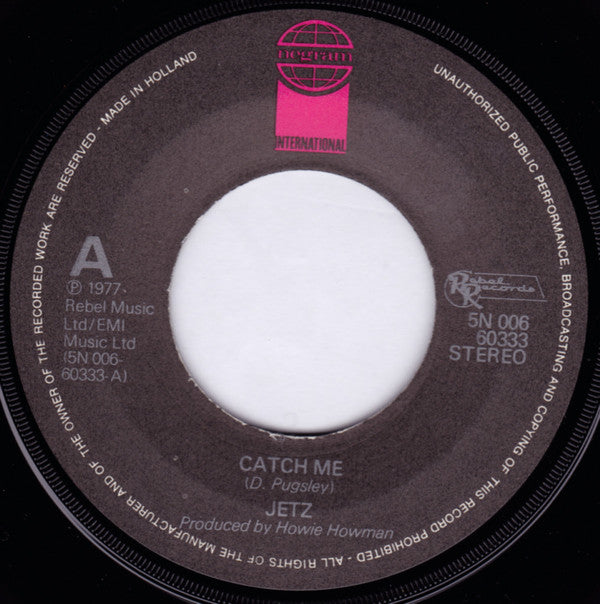 Jetz : Catch Me (7", Single)