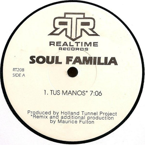 Soul Familia : Tus Manos (12", Promo)