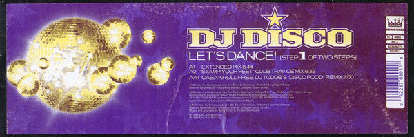 DJ Disco : Let's Dance! (Step 1 Of Two Steps) (12")