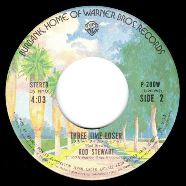 Rod Stewart = Rod Stewart : セイリング = Sailing (7", Single)