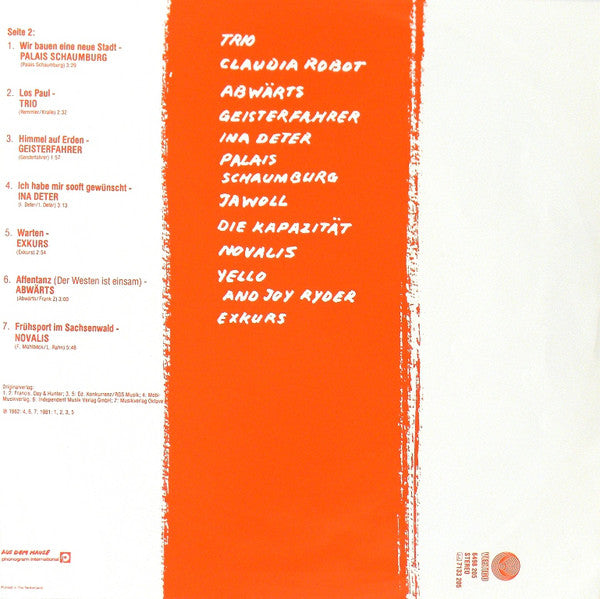 Various : Die Neue Deutsche Welle Ist Da Da Da (LP, Comp)