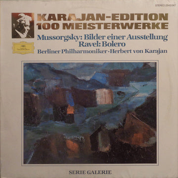 Berliner Philharmoniker, Herbert Von Karajan : Karajan-Edition 100 Meisterwerke - Mussorgsky: Bilder Einer Ausstellung · Ravel: Bolero (LP, RE)