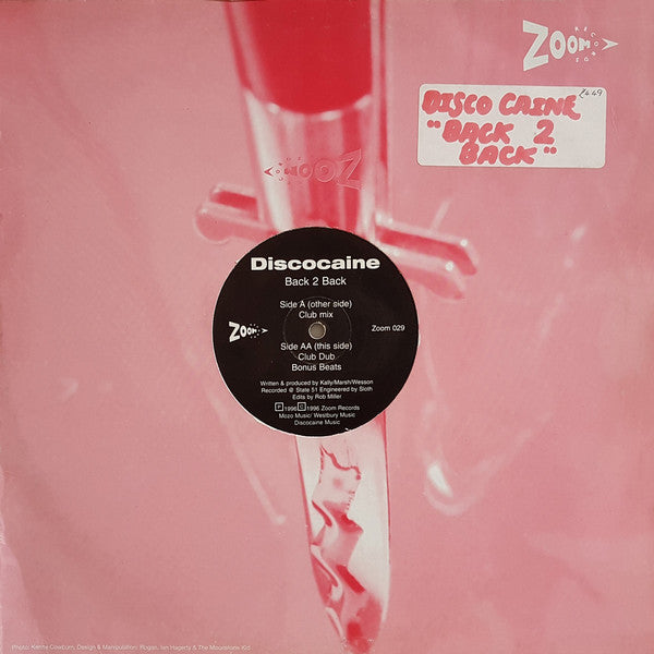 Discocaine : Back 2 Back (12")
