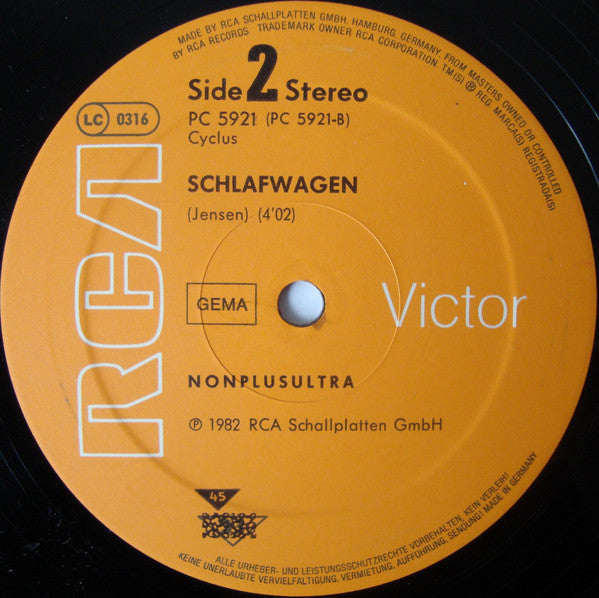 Non Plus Ultra (2) : Kanzlerfest (12", Maxi)