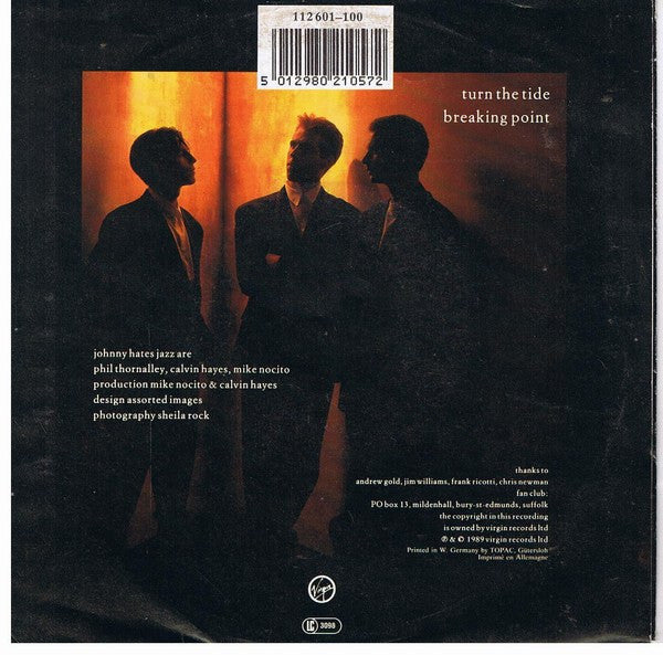 Johnny Hates Jazz : Turn The Tide (7", Single)
