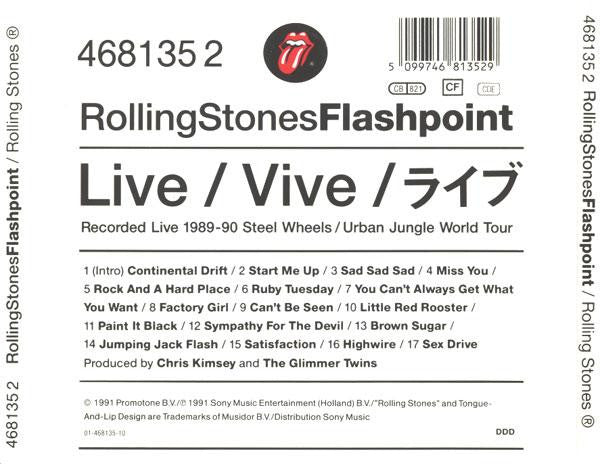 The Rolling Stones : Flashpoint (CD, Album)