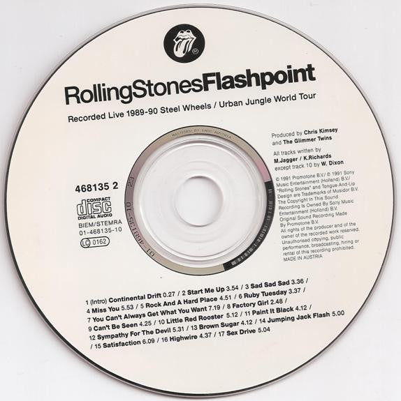 The Rolling Stones : Flashpoint (CD, Album)