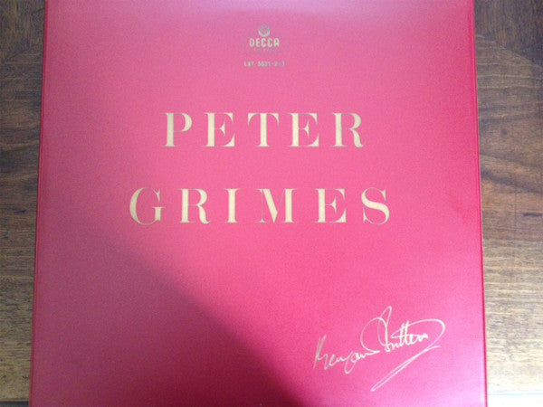 Benjamin Britten : Peter Grimes (3xLP, RP + Box)