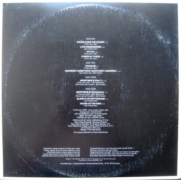 Focus (2) : Focus 3 (2xLP, Album, Gat)