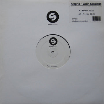 Alegria (2) : Latin Sessions (12", TP)