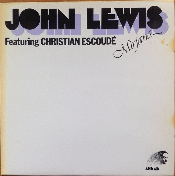 John Lewis (2) Featuring Christian Escoudé : Mirjana (LP, Album)