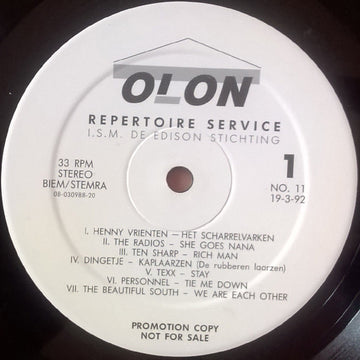 Various : Repertoire Service No. 11 (LP, Comp, Promo)