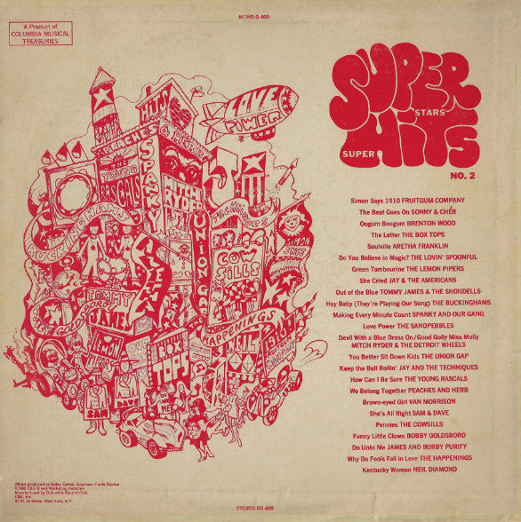 Various : Super Stars - Super Hits, Vols. 1 And 2 (2xLP, Comp, Club)